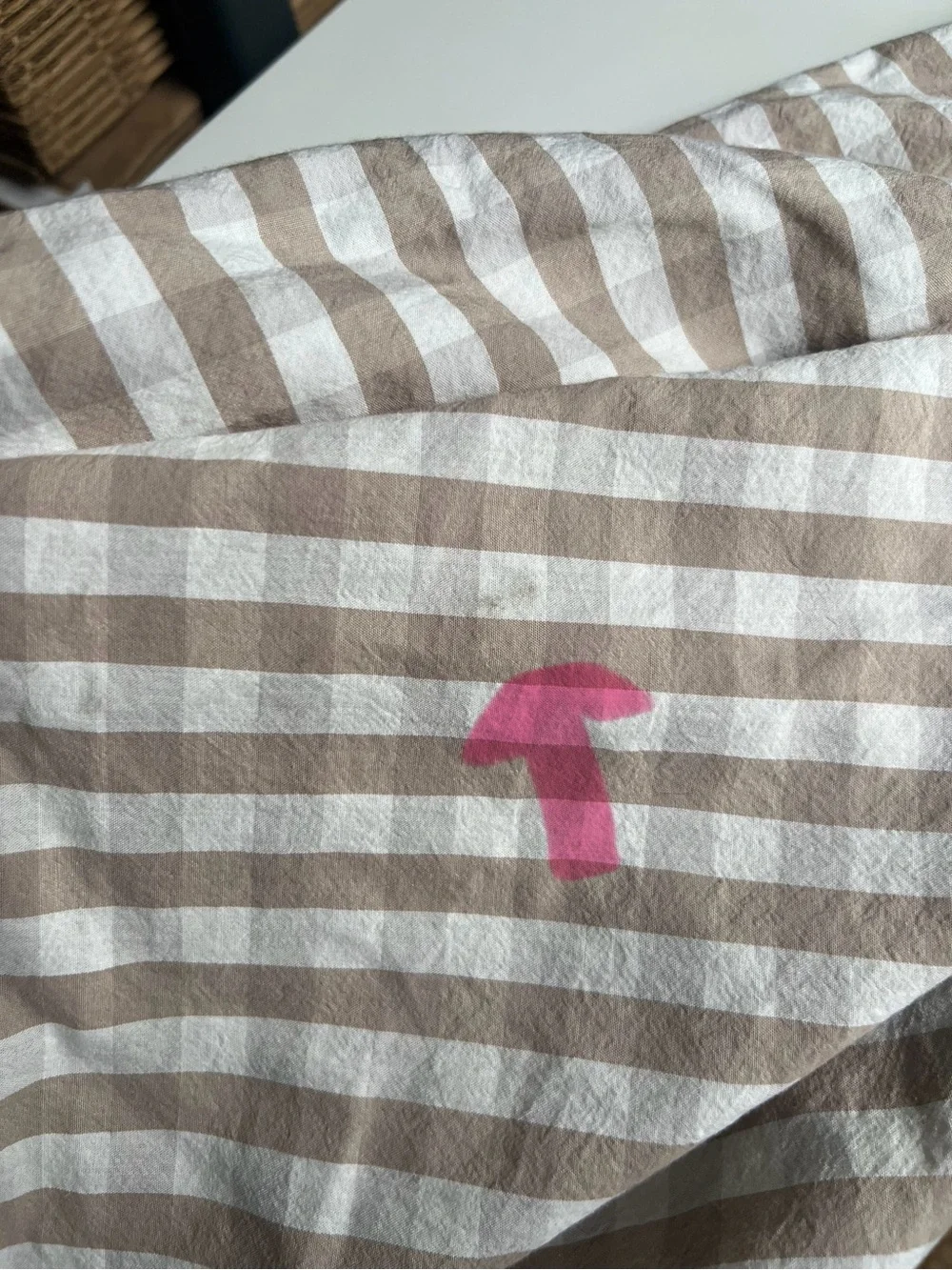 Coyuchi Organic Cotton Gingham Print Duvet Cover